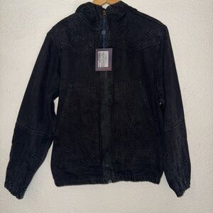 Black Louis Vuitton Monogram Jacket